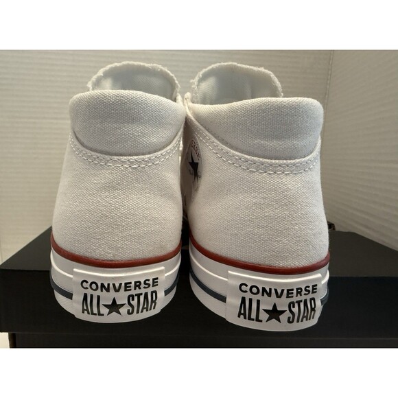 Converse Chuck Taylor Sz 9 All Star Madison Mid White Women's Lace up New - Picture 8 of 14